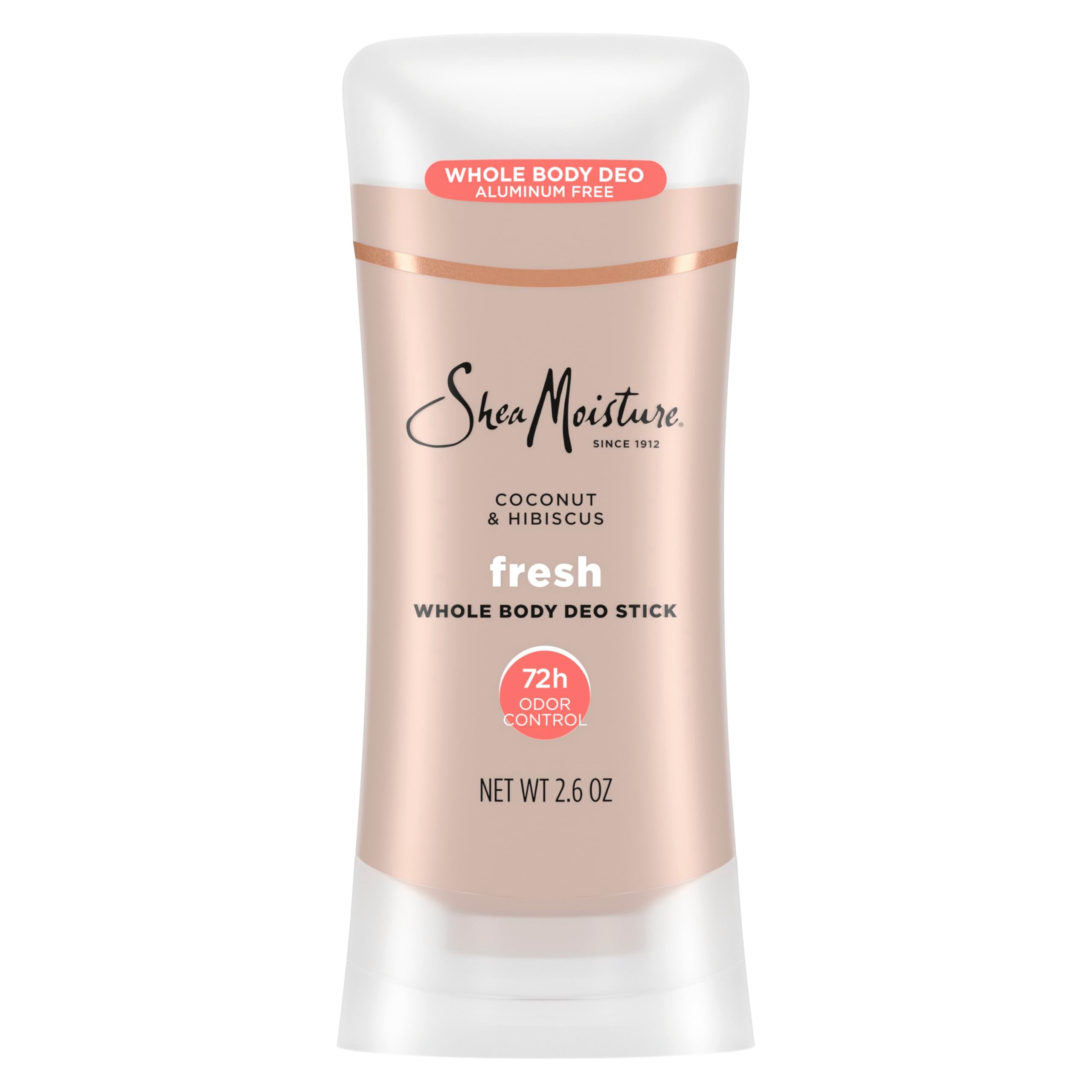 SheaMoisture Whole Body Deodorant Stick 72h Odor Control Fresh Aluminum Free 2.6 oz