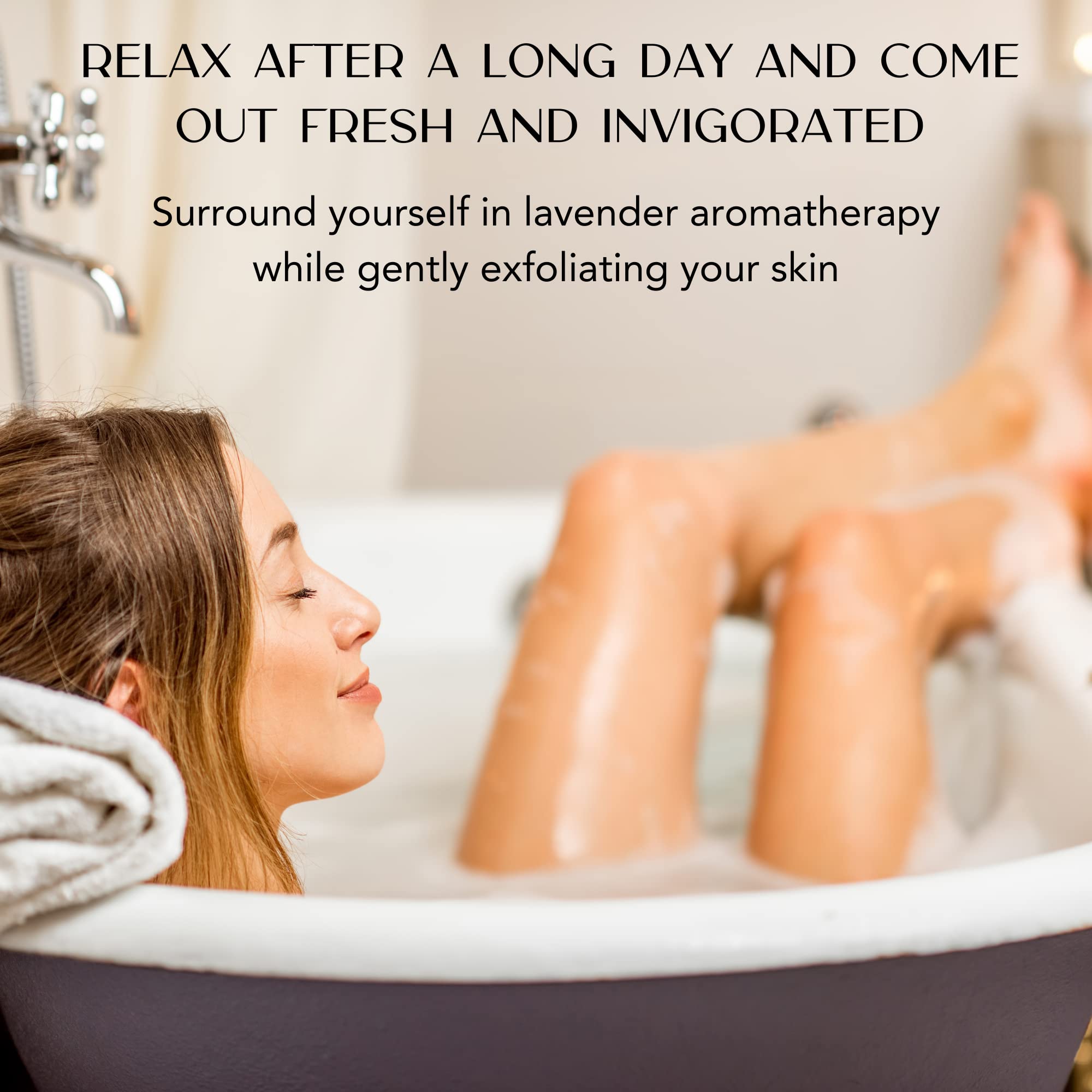 Flowers & Salts Bath Soak Gift Set (2) 8oz Jar- Blend of Epsom and Dead Sea Salt - Infused with Lavender Essential Oil and Dried Rose Petals, Lavender, Calenlular and Chamomile Flowers.