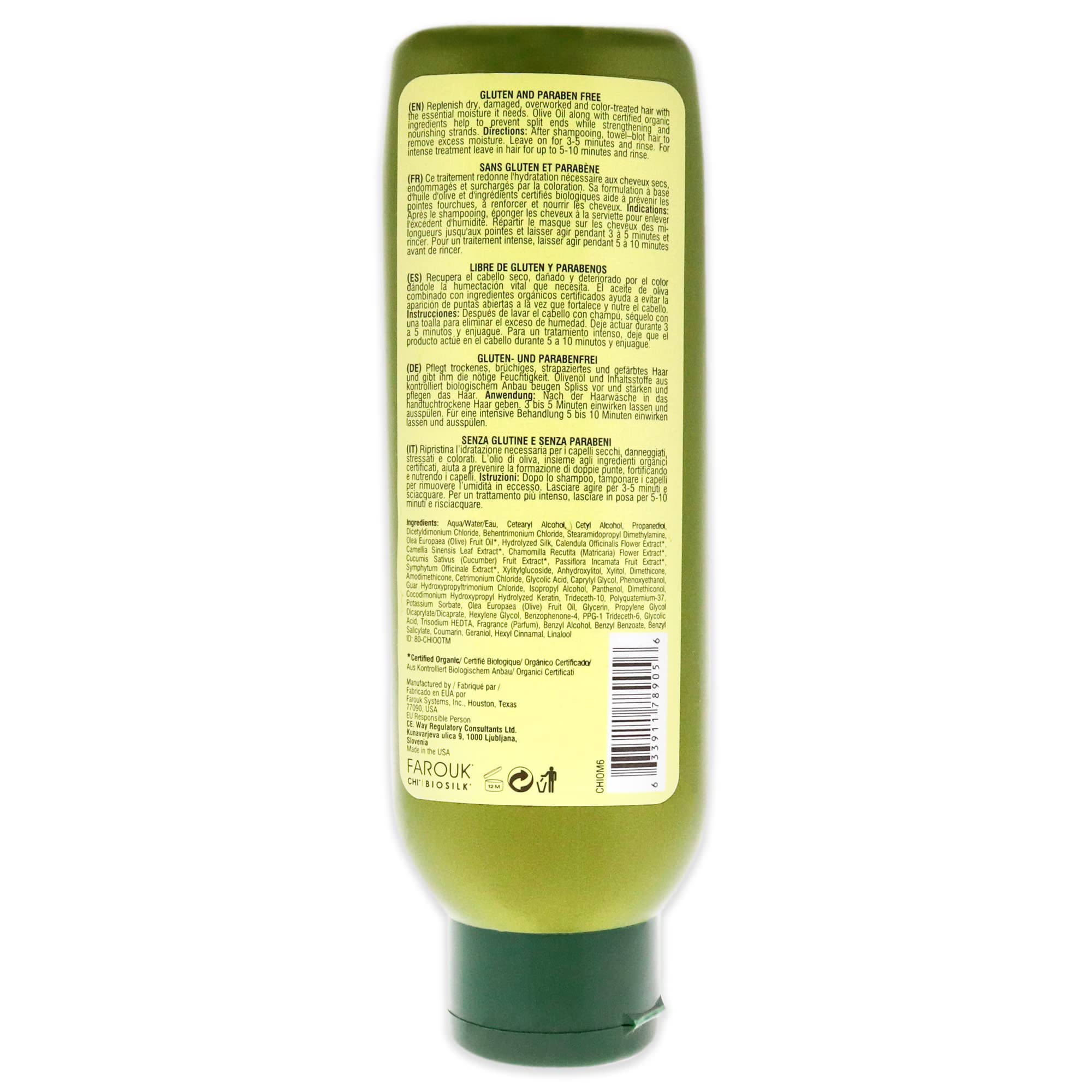 CHI Olive Organics Treatment Masque (For All Hair Types) 177ml/6oz