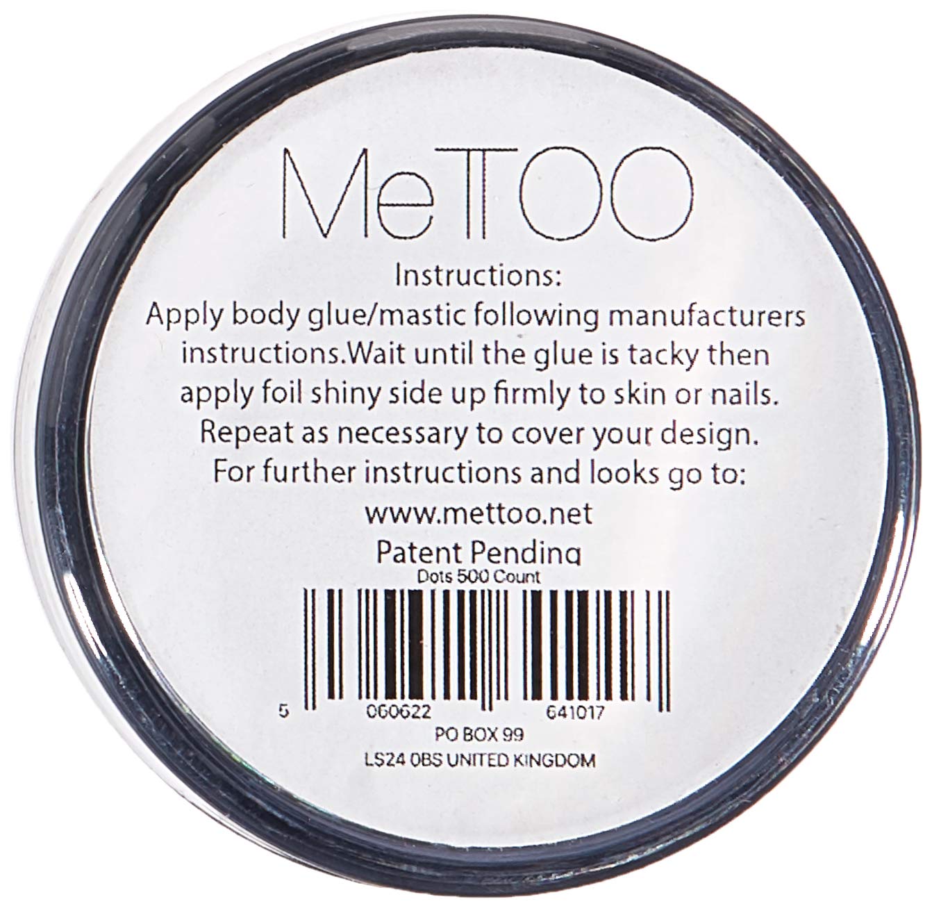 Mettoo Dots Body Foil, 500 Count