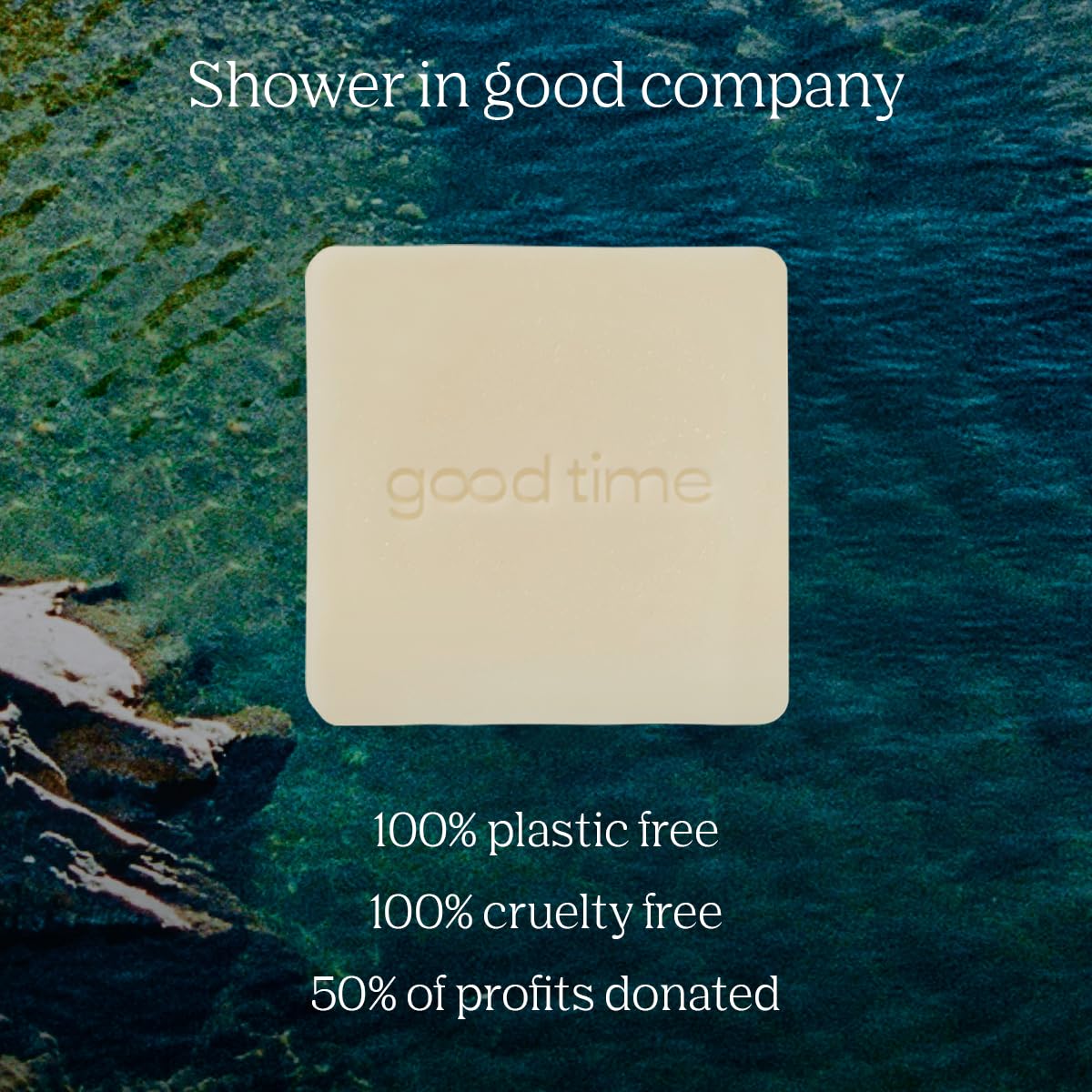 Good Time Hydrating Conditioner Bar - Lightweight Conditioning with Bergamot, Tangerine & Juniper Berry - Sustainably Crafted, Plastic Free - Sulfate, Silicone, Paraben Free - Made in USA
