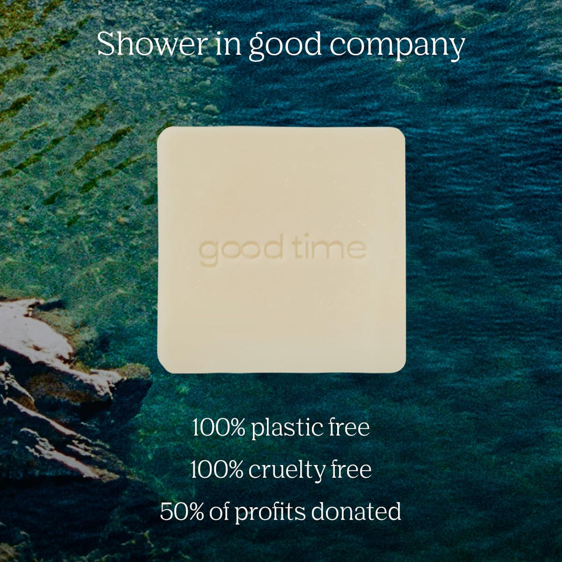 Good Time Hydrating Conditioner Bar - Lightweight Conditioning with Bergamot, Tangerine & Juniper Berry - Sustainably Crafted, Plastic Free - Sulfate, Silicone, Paraben Free - Made in USA