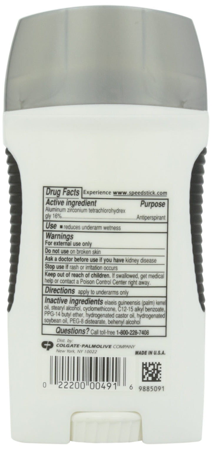Speed Stick Antiperspirant & Deodorant Solid, Unscented, 3 oz