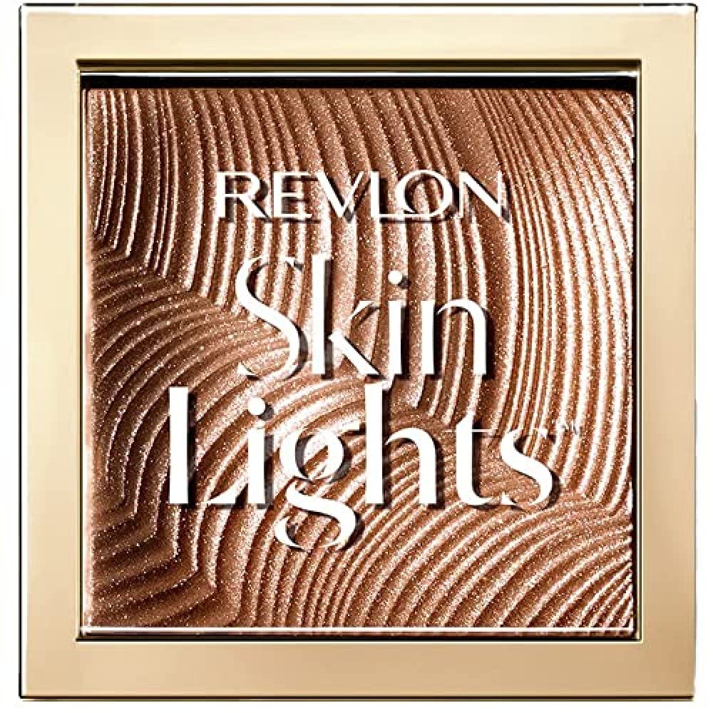 Revlon Skinlights Prismatic Powder Bronzer, Translucent-to-Buildable Coverage, Sunkissed Beam (115), 0.28 Oz