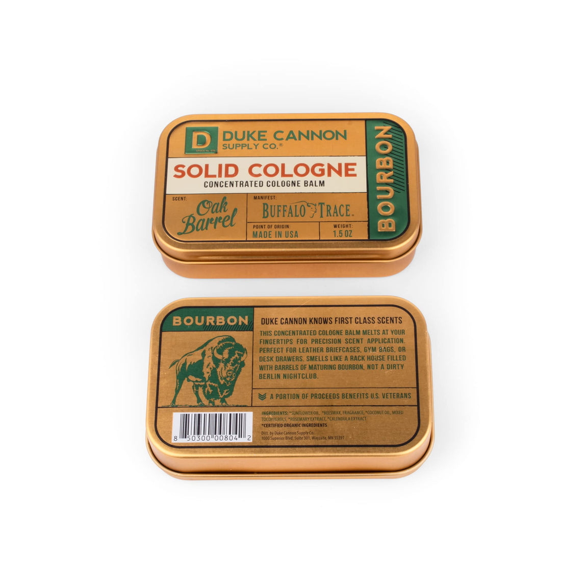 Duke Cannon Bourbon Trail Men's Solid Cologne, 1.5Oz. - Bourbon Trail