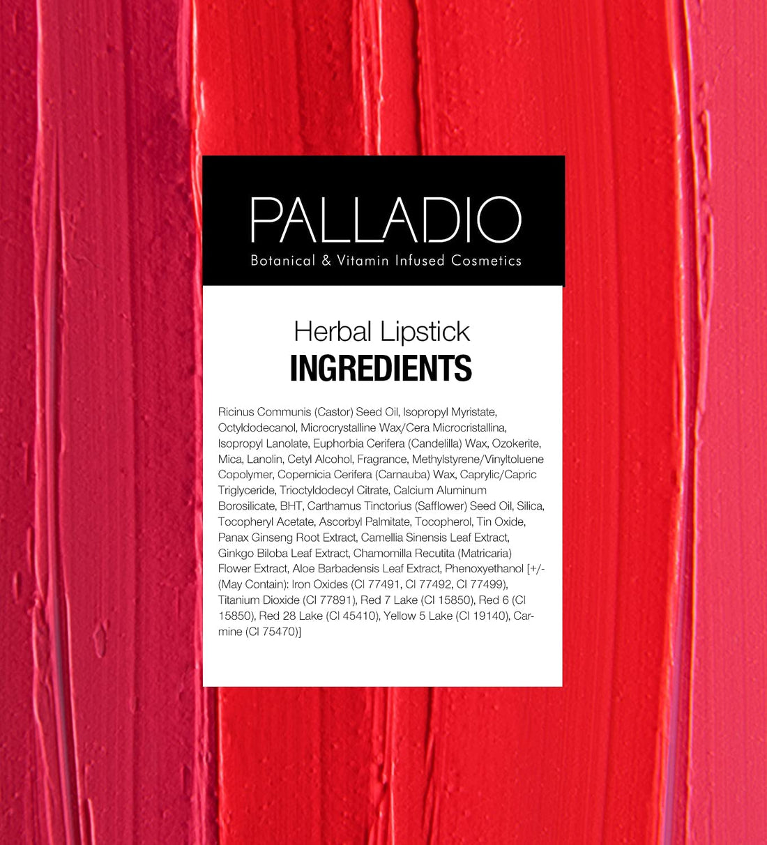 Palladio Beauty Herbal Matte Lipstick, Bella Pink, Creamy and Full Coverage Long Lasting Matte Lipstick, 1 Count (Pack of 1)