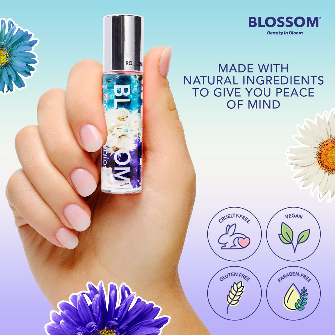Blossom Roll On Lip Gloss - Raspberry