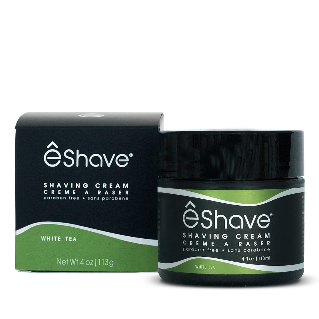 eshave Shave Cream, White Tea 4 oz (120 g)