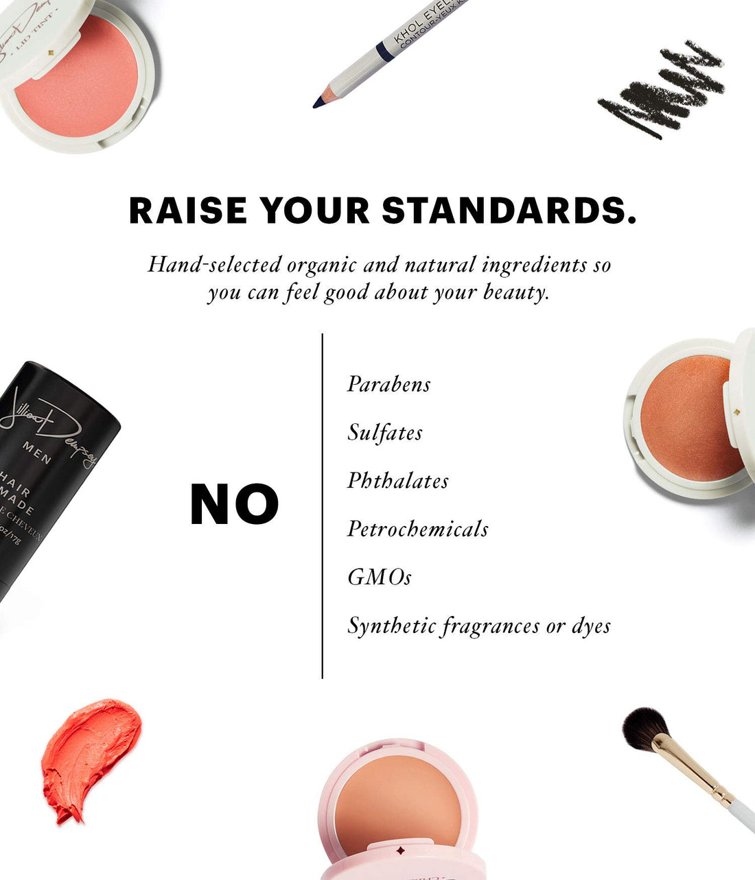 Jillian Dempsey Natural KhÃƒ´l Eyeliner - Cruelty-Free Waterproof Eyeliner Pencil with Built-in Smudger