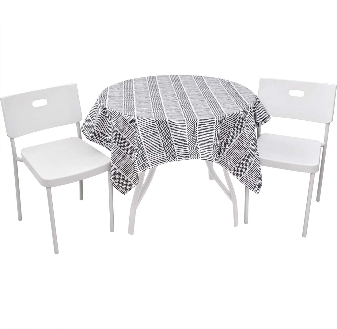 Splat Mat for Under High Chair/Arts/Crafts, Triluby 51 Waterproof Non Slip Food Splash Mat for Eating Mess, Washable Weaning Mat Reusable Spill Floor Protector (Stripe)