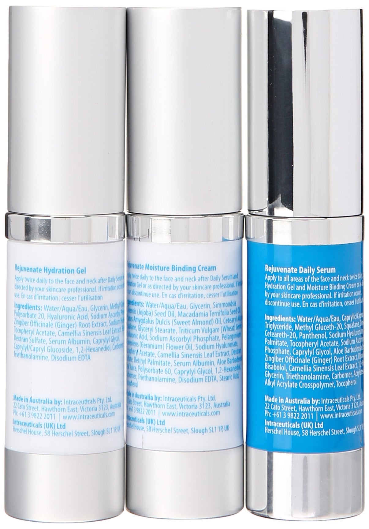 Intraceuticals Rejuvenate Essential 3 Step Pack with Daily Serum Plus Gel and Cream, 0.5 Ounce