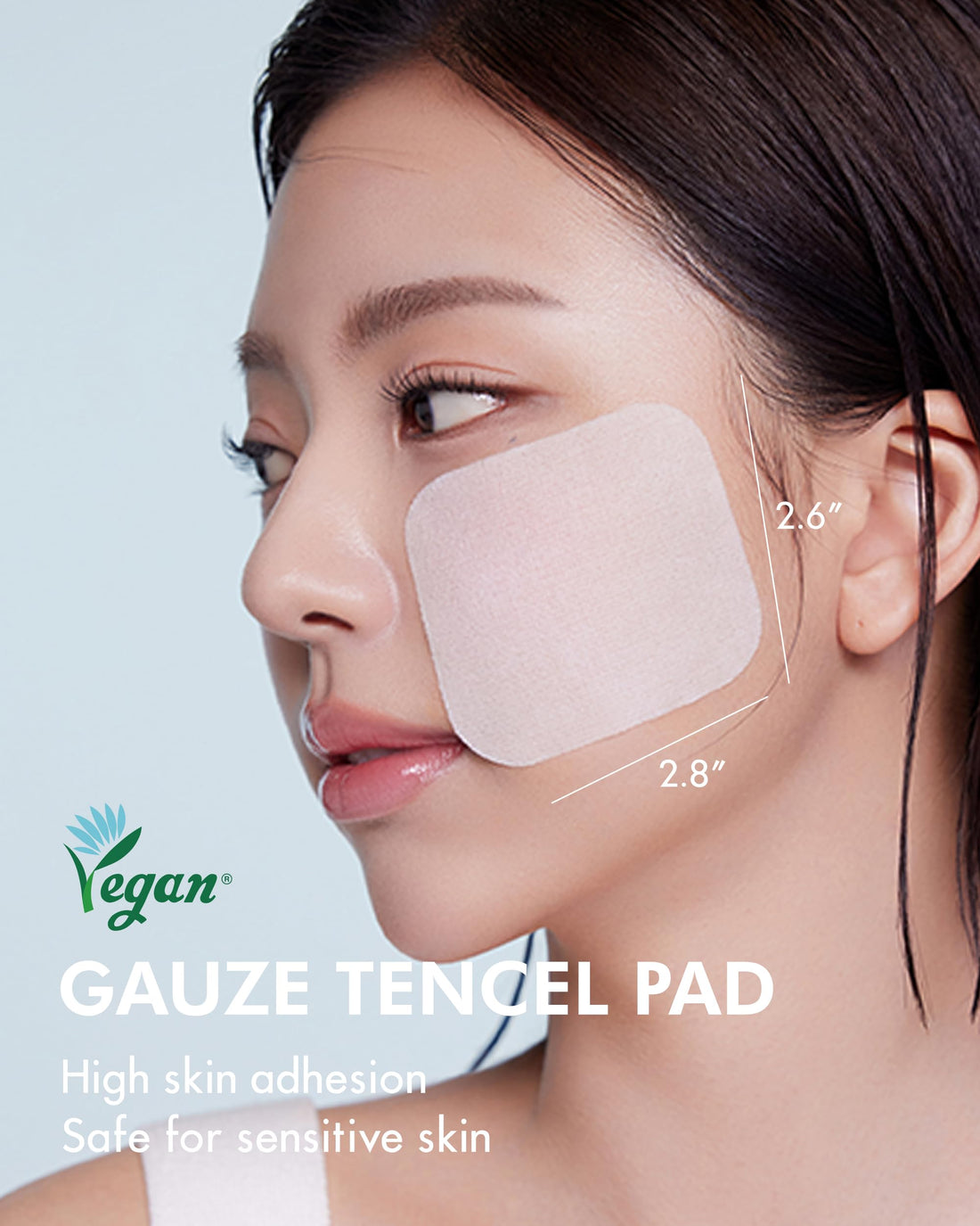 DERMAL Madecassoside Blemish Control Pad - Korean Toner Pad for Blemish & Tone Improvement with Centella Asiatica - Vegan Gauze Tencel Square Pads - High Capacity, 120 Sheets