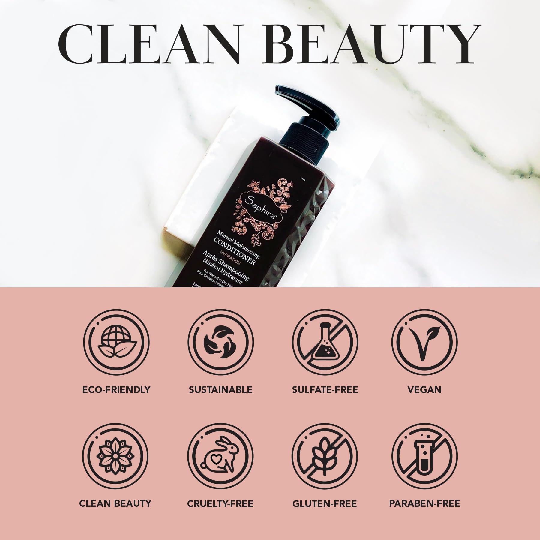 8.5 oz. : SAPHIRA Keratin Moisturizing Conditioner