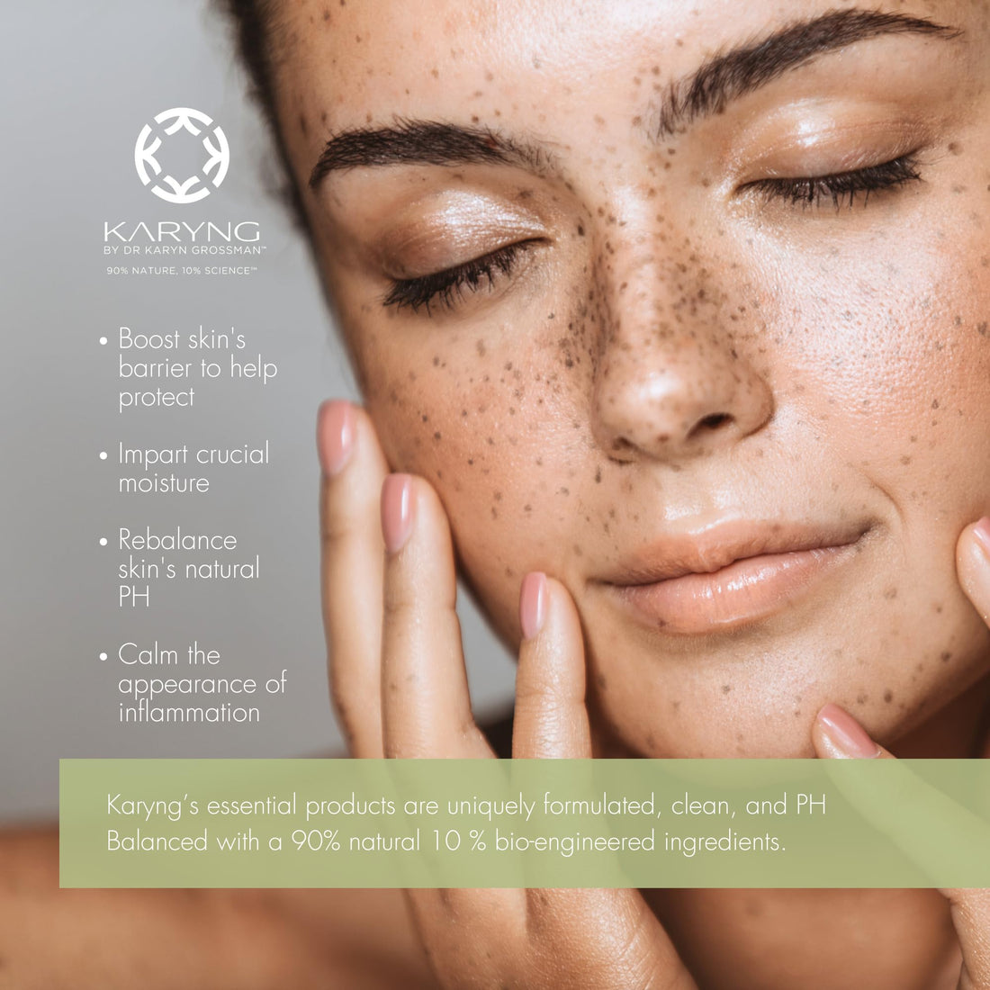 Replenishing Facial Cleanser For Women by KARYNG with Pro-Verte Technology & Coconut Oil for a Hydrating Face Cleanser with Essential Minerals, Vitamins, and Paraben Free - 3.4oz
