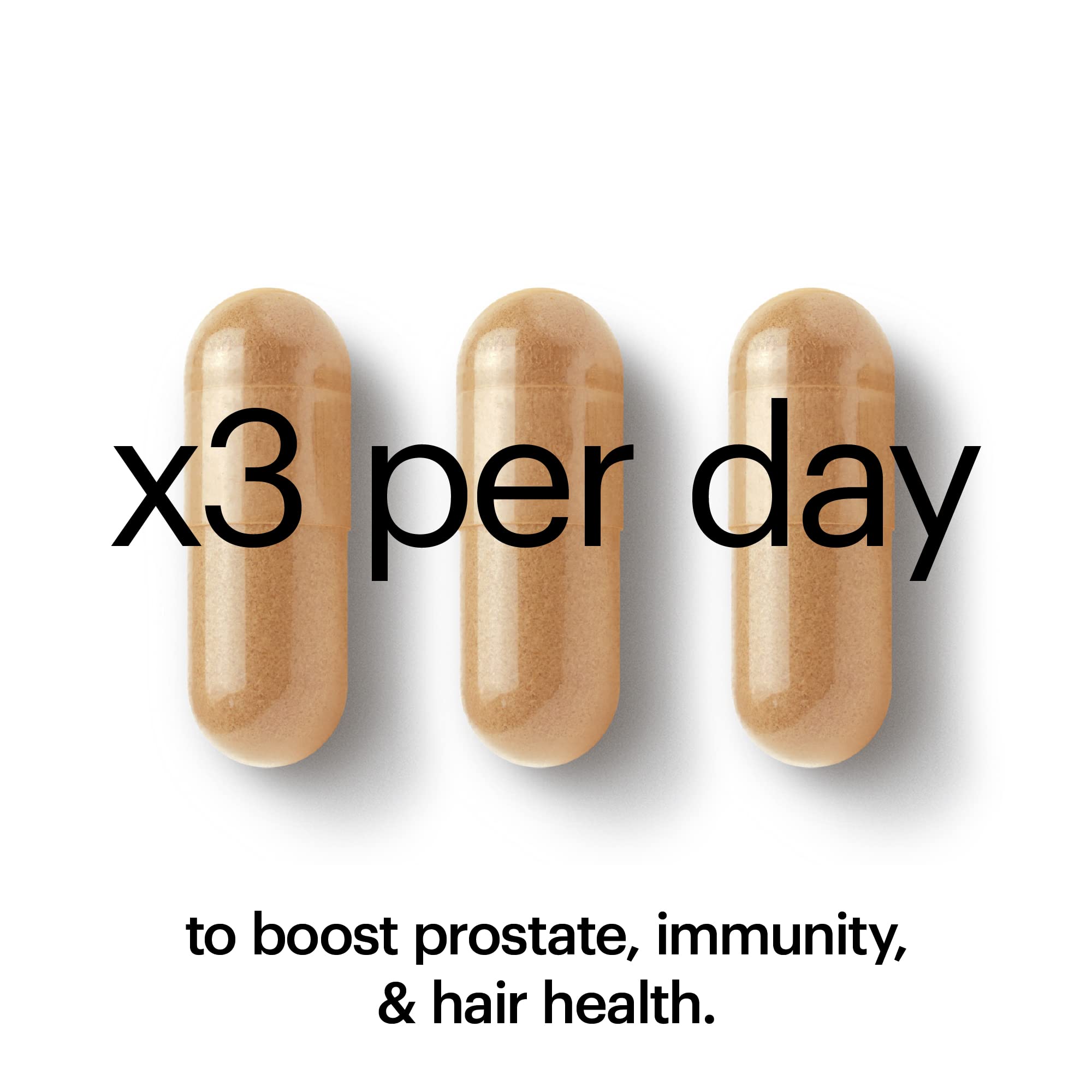 Wellthy His Daily Natural Multivitamin for Men, Premium Prostate Support Supplement, Support Hair Growth (30 Day)