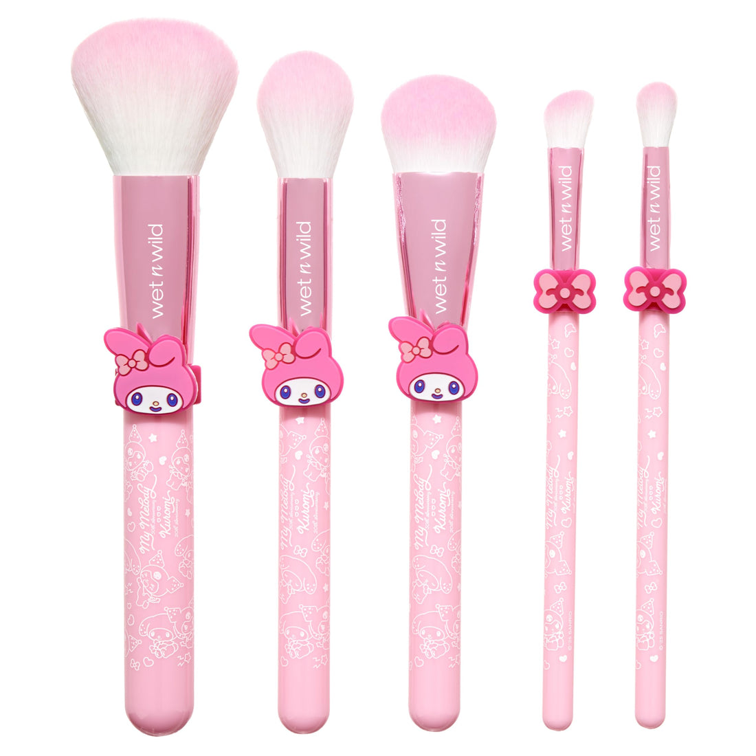wet n wild My Melody and Kuromi 5-Piece Makeup Brush Set