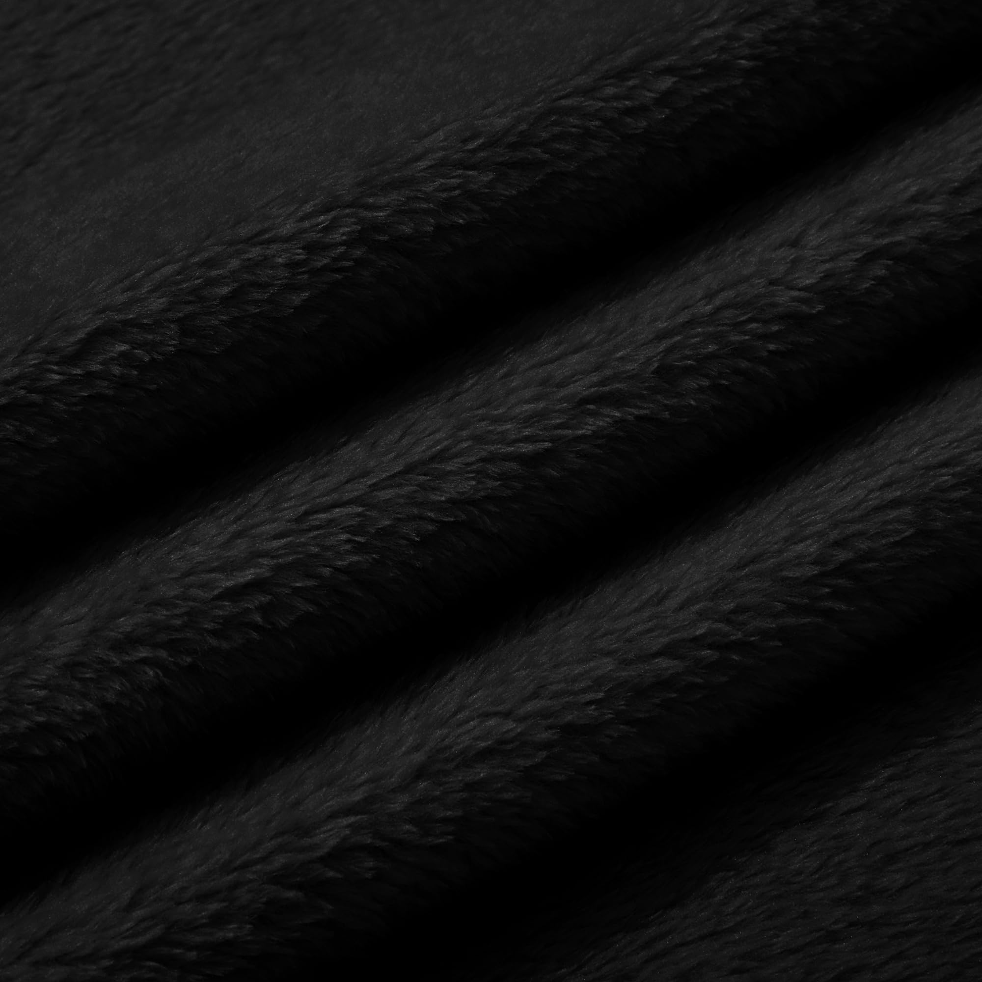 Pro Goleem Fleece Baby Blanket with 2 Inch Satin Trim Soft Anti-Static Plush Blanket for Boys and Girls Christmas Baby Gifts for Babies Black 30''x40''