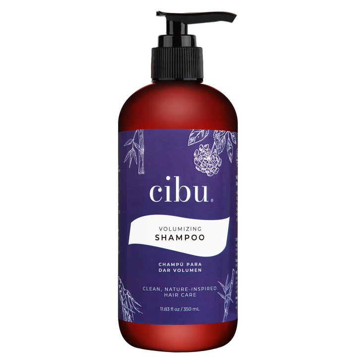 Cibu Volumizing Shampoo for Fine Thin Hair - Hair Thickening Shampoo for Women and Men - Anti Breakage and Nutrient Rich - 11.83oz