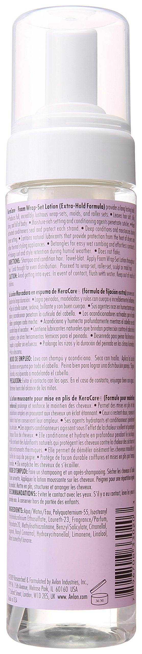 Avlon Foam Wrap Set Lotion Extra, 8 Ounce