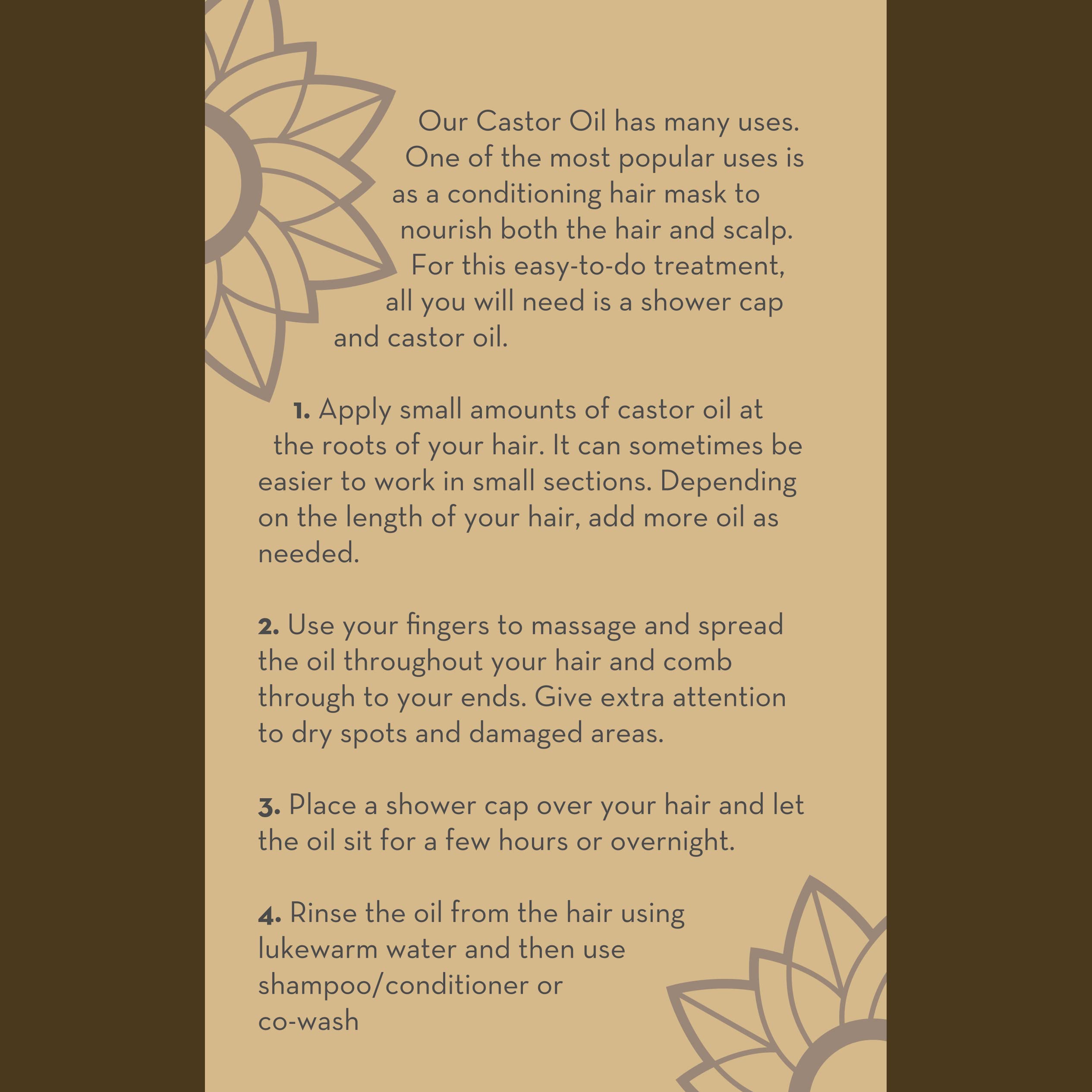 Pure Body Naturals Castor Oil for Face, Hair Growth, Skin, and Body - Cold Pressed Organic Castor Oil Aceite De Ricino Hexane Free Unrefined - 16 fl oz