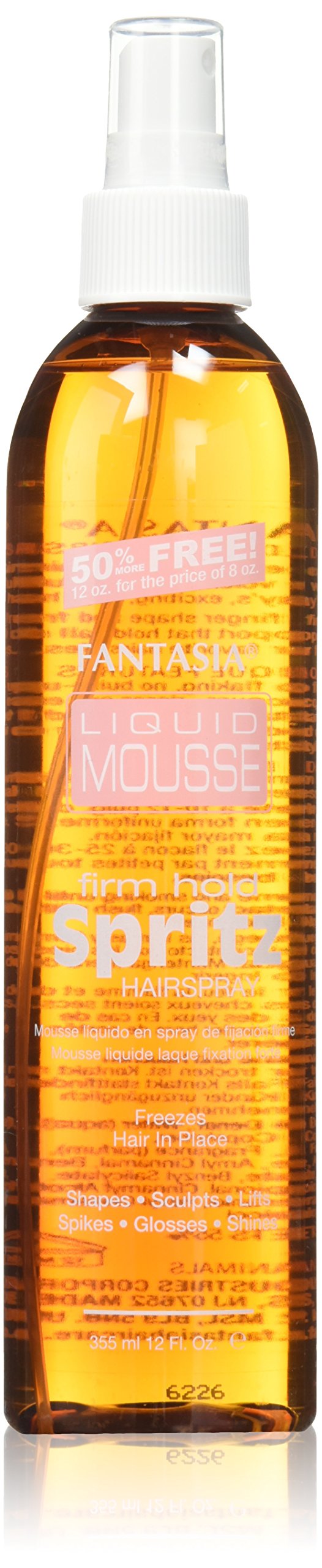 Fantasia Liquid Mousse Spritz Spray, 12 Ounce