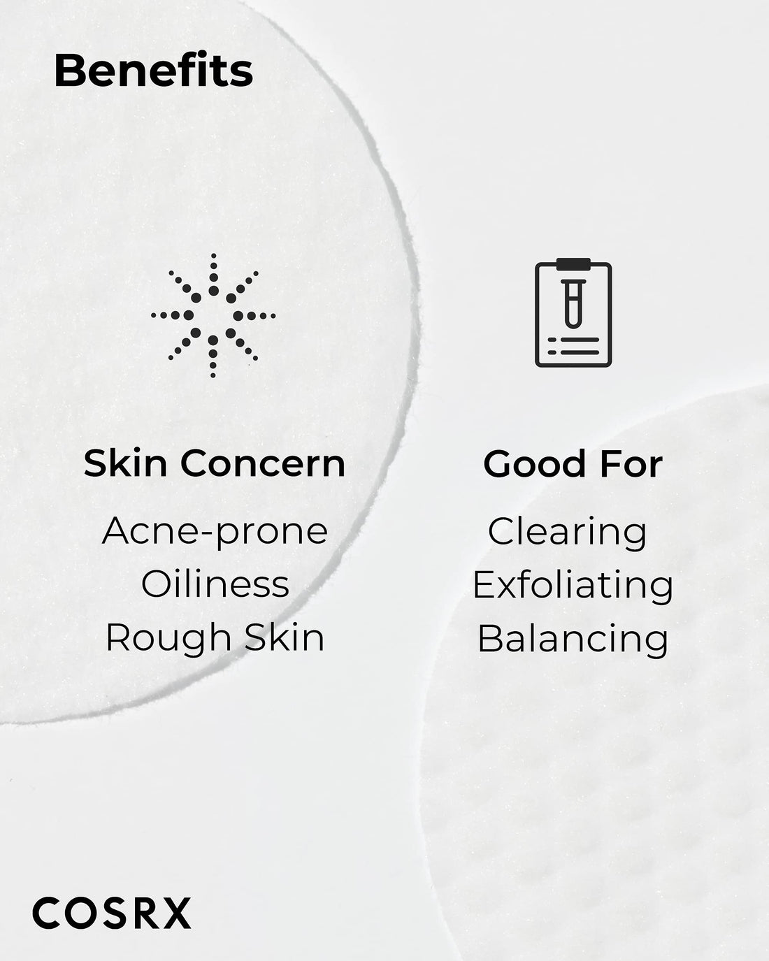 COSRX BHA Toner Pads, 70 Sheets, Exfoliating Pads for Dead Skin & Blackheads, Minimize Pores, Prevent Breakouts, Improve Skin Texture, Korean Skin Care