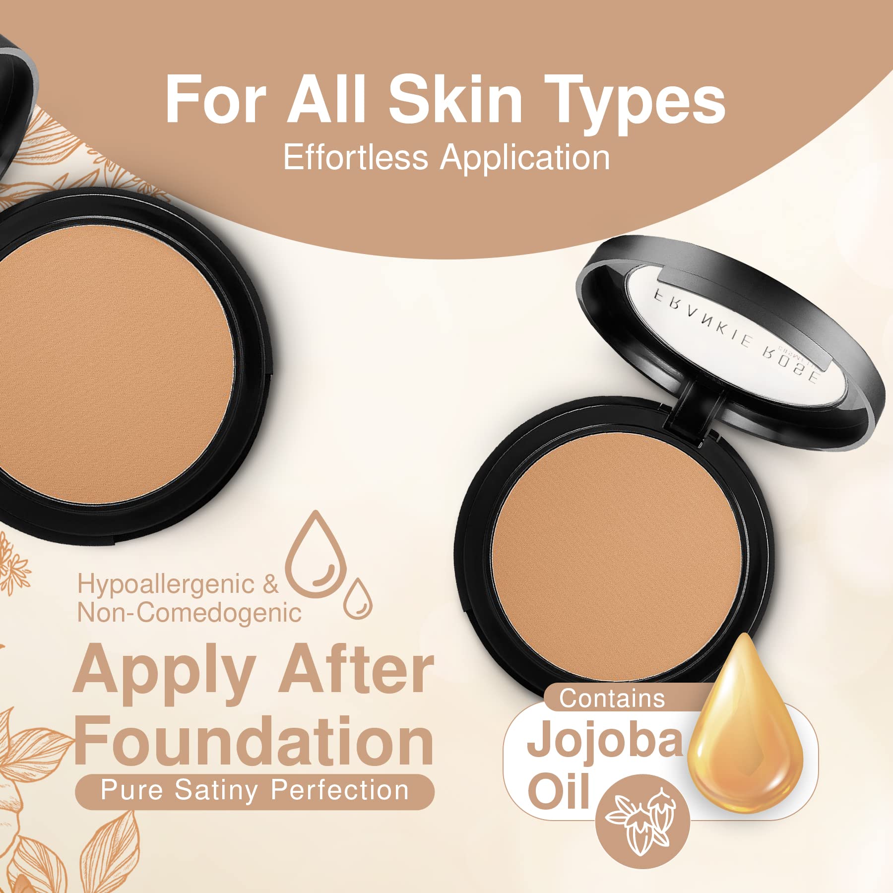 Frankie Rose Cosmetics Powder Foundation-Olive by Frankie Rose Cosmetics