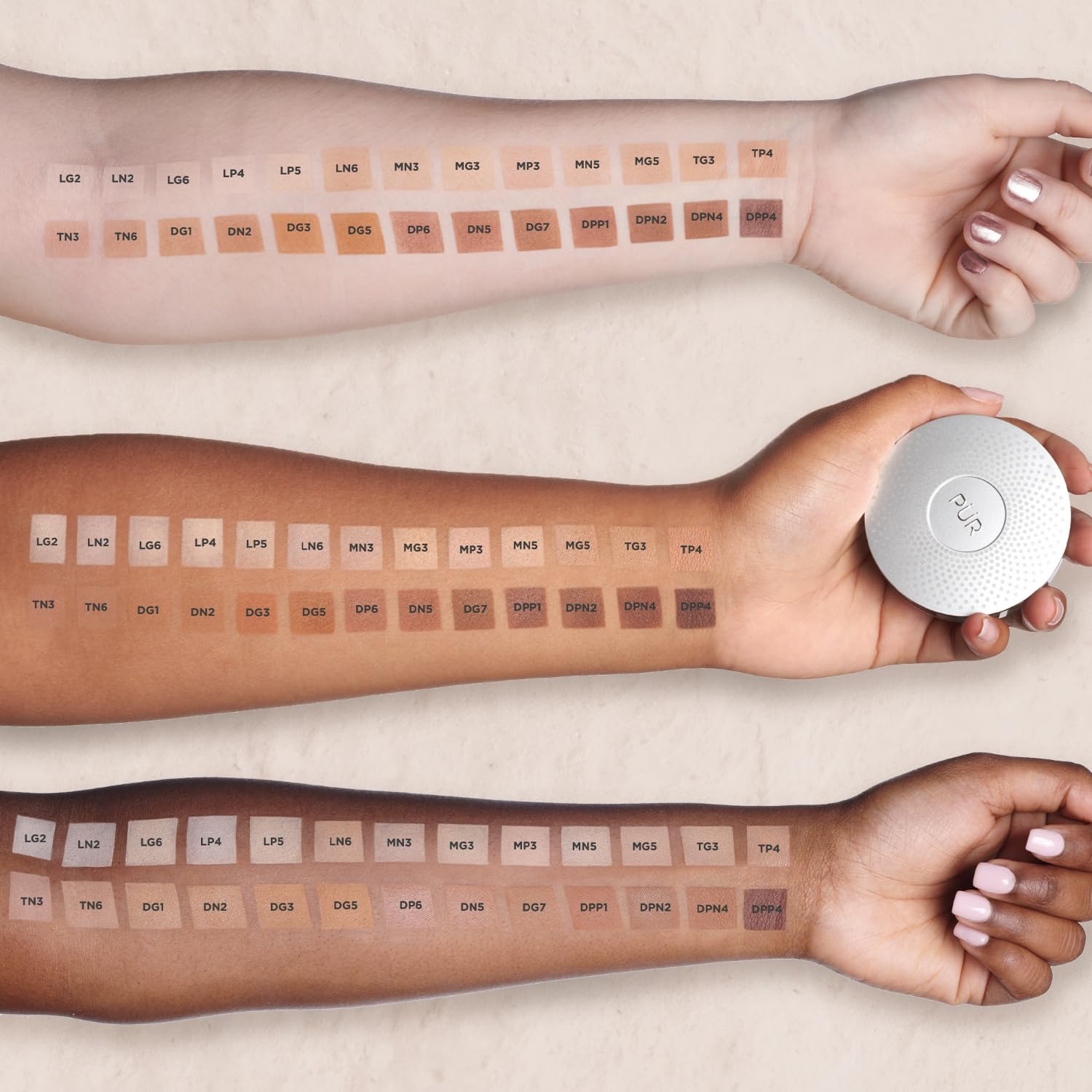 PUR Cosmetics 4-in-1 Pressed Mineral Foundation SPF 15, Light Tan, 60g