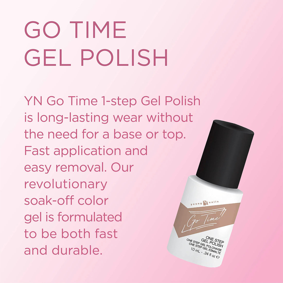 Ocd Proud, 0.34 Ounce: Young Nails Go Time Gel Polish, Ocd Proud, 0.34 Ounce