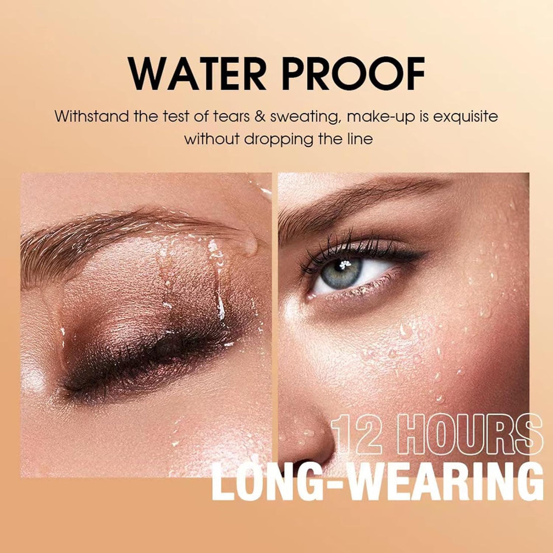 Melsintern Pale Pink Eyeshadow Stick Makeup,Matte Cream Eye Shadow Pencil,High Pigmented Crease proof Glitter Eye Shadow Brightener Stick,Waterproof Long Lasting Eye Highlighter Crayon Eyeliner