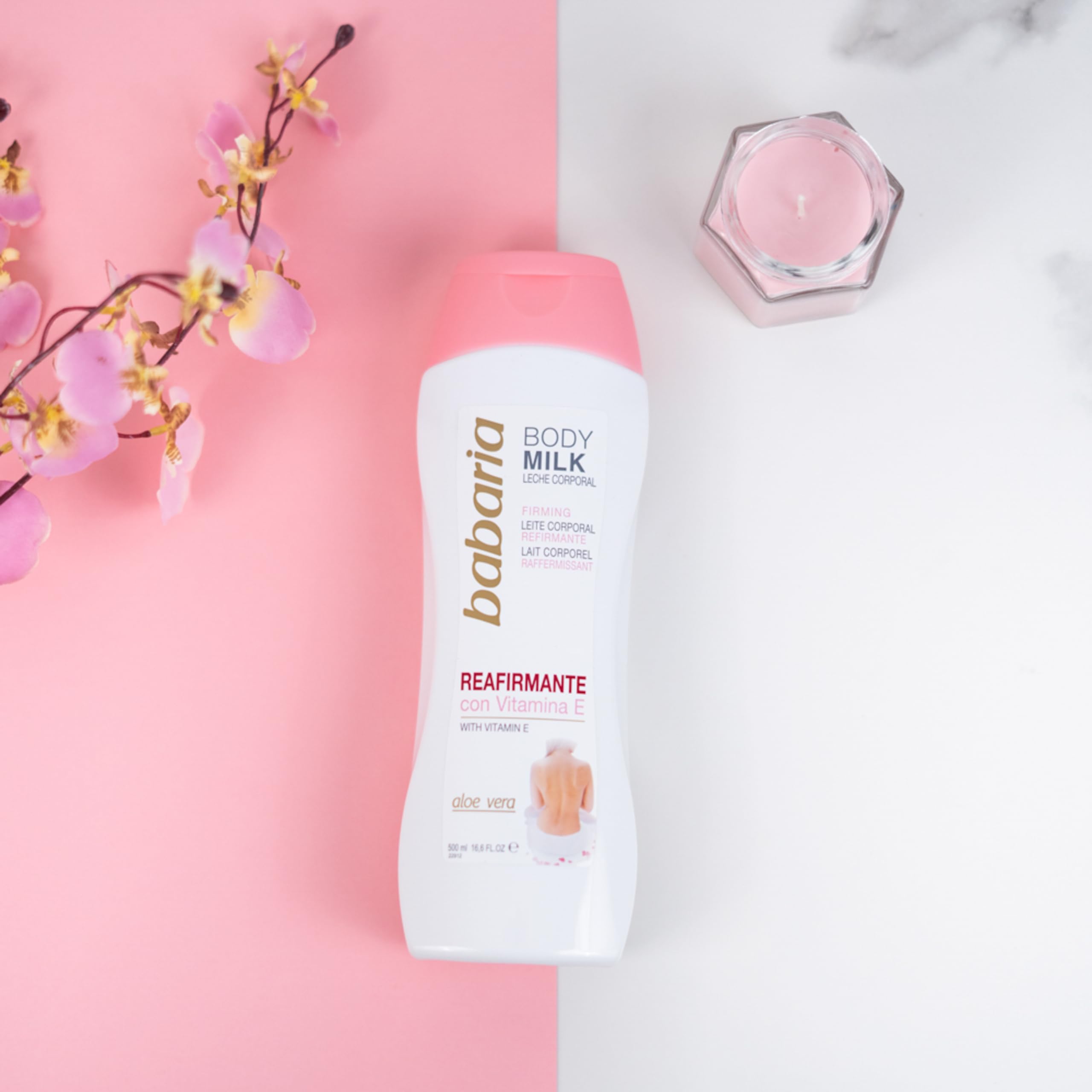 Babaria Aloe Vera Firming Body Care With Aloe Vera (Firming Bodymilk with Vitamin E) 17 oz