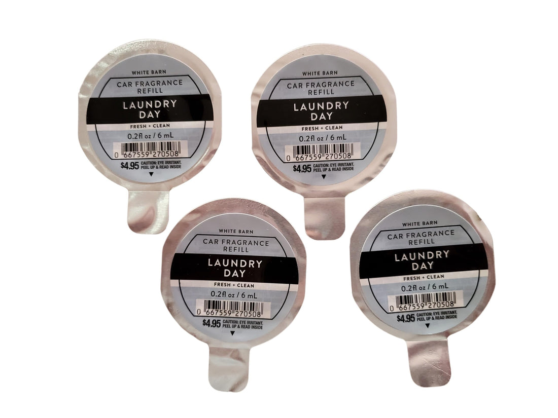 Bath and Body Works Laundry Day Car Disc Refills Pack of 4