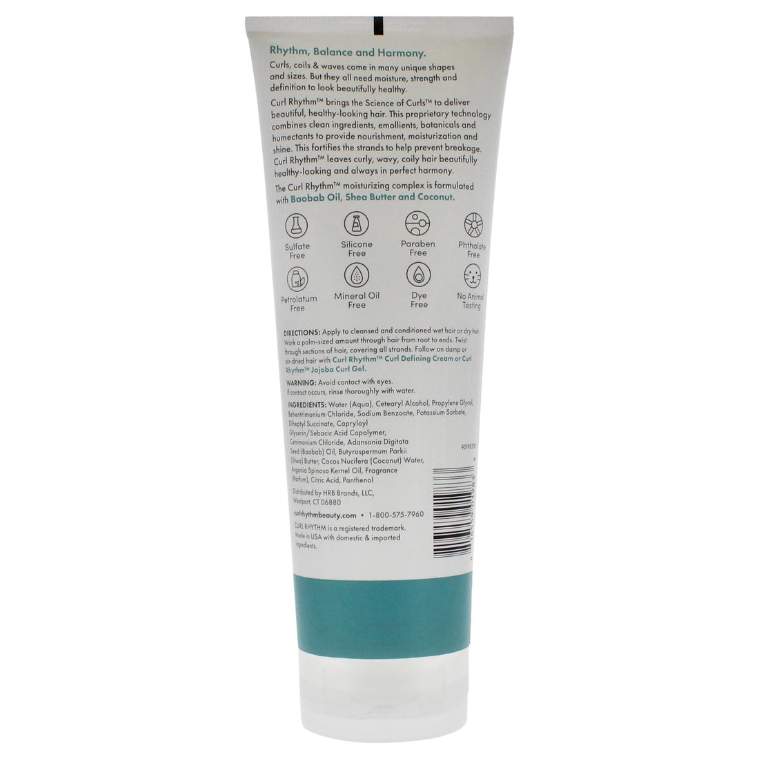 Curl Rhythm Leave-in Conditioner Treatment - Leave-in Conditioner for Curly Hair - Hair Conditioner with Shea, Coconut, and Argan Oil - 10 oz