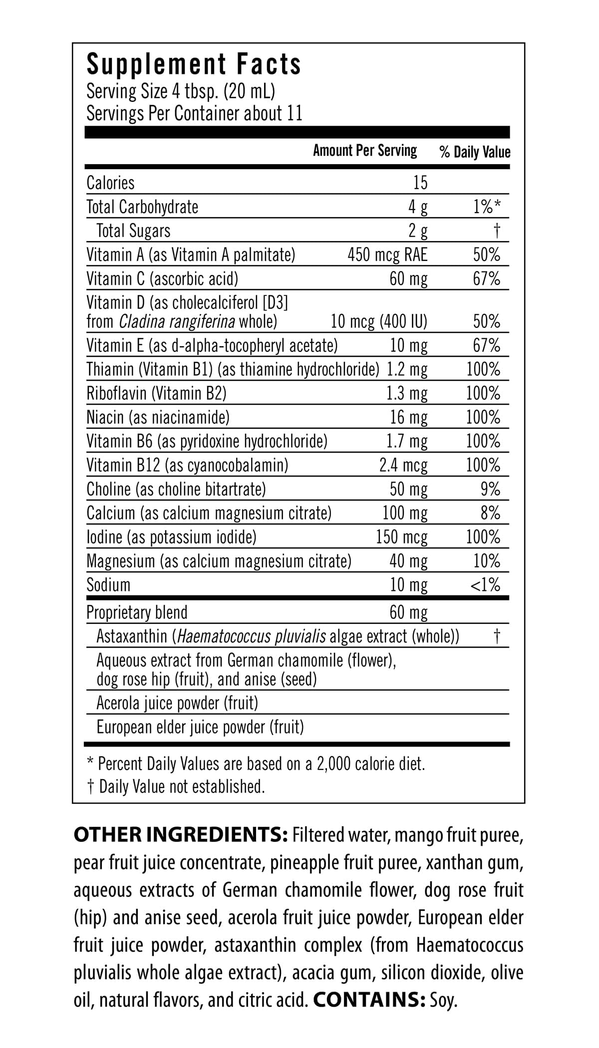 Flora - Kids Multi Essentials+, Liquid Multivitamin Formula, 13 Essential Vitamins & Minerals, 7.6 Fl Oz