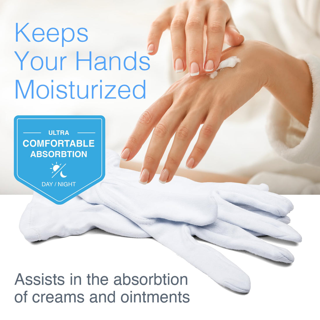 Al Lehrhoff Sales 6 Pack, Small: Cara Cotton Gloves - Small 6 Pack