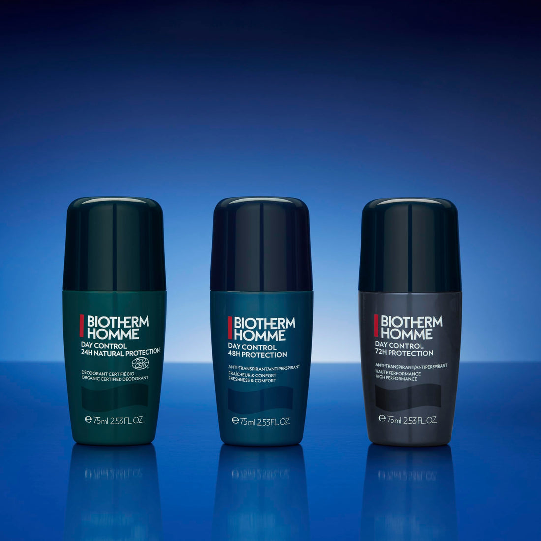 Biotherm Homme Day Control Deo Anti-Perspirant Roll-On 72h Extreme Performance for Men, 2.53 Ounce