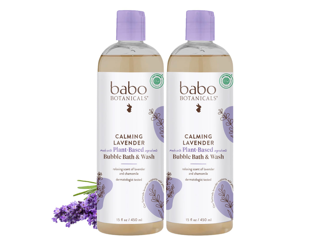 Babo Botanicals Calming Baby Bubble Bath And Wash, 2.92 Pound