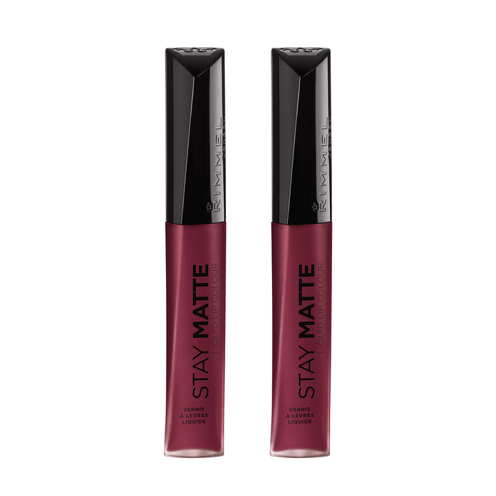Plum Rimmel Stay Matte Liquid Lip Color, This Show, 2 Count
