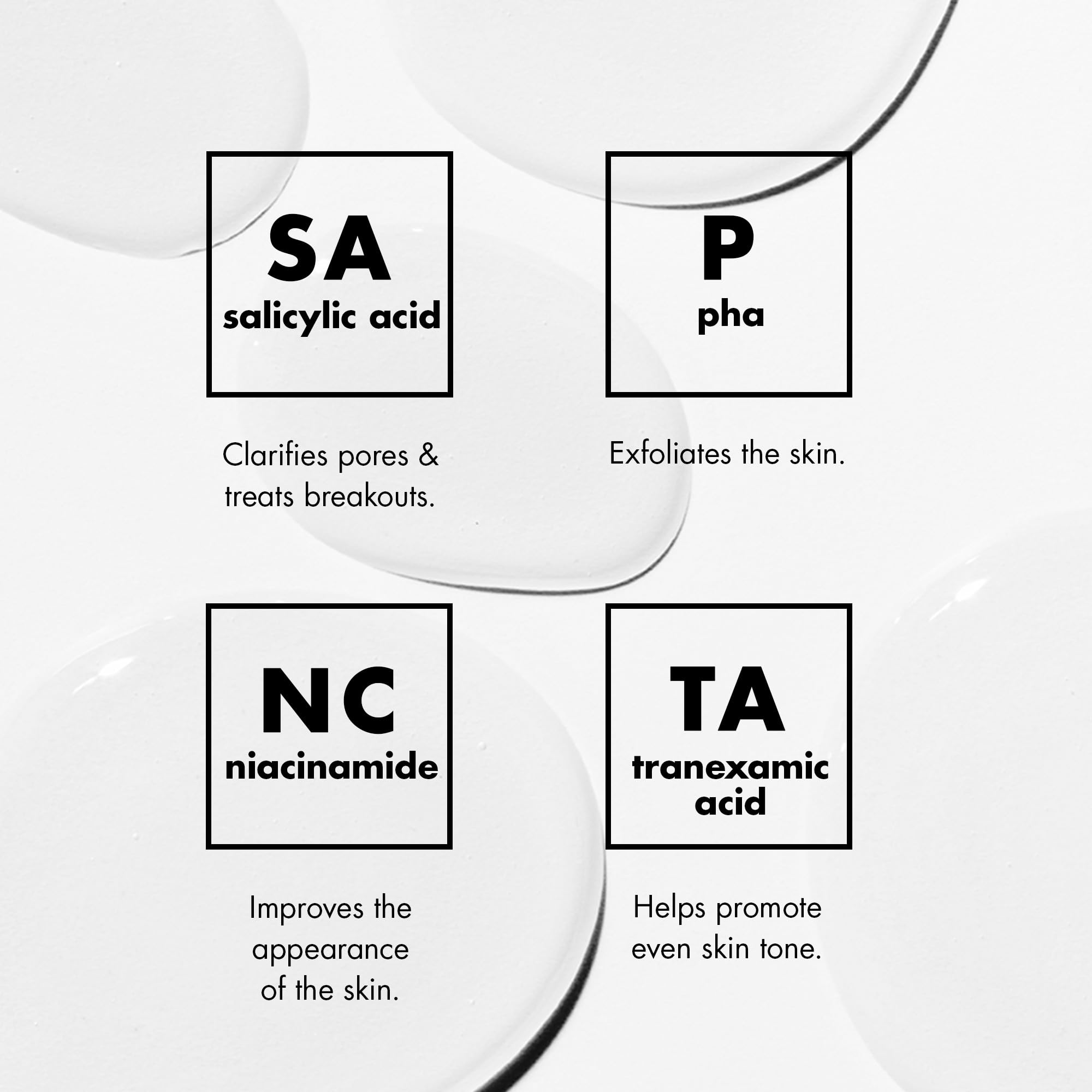 e.l.f. SKIN Blemish Breakthrough Triple-Acid Resurfacing Serum Mini, Hydrating Night Serum For Fighting Blemishes, Helps Improve Skin Tone & Texture