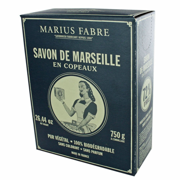 Marius Fabre Marseille 72% Oil Biodegradable Laundry Soap Flakes - 750g