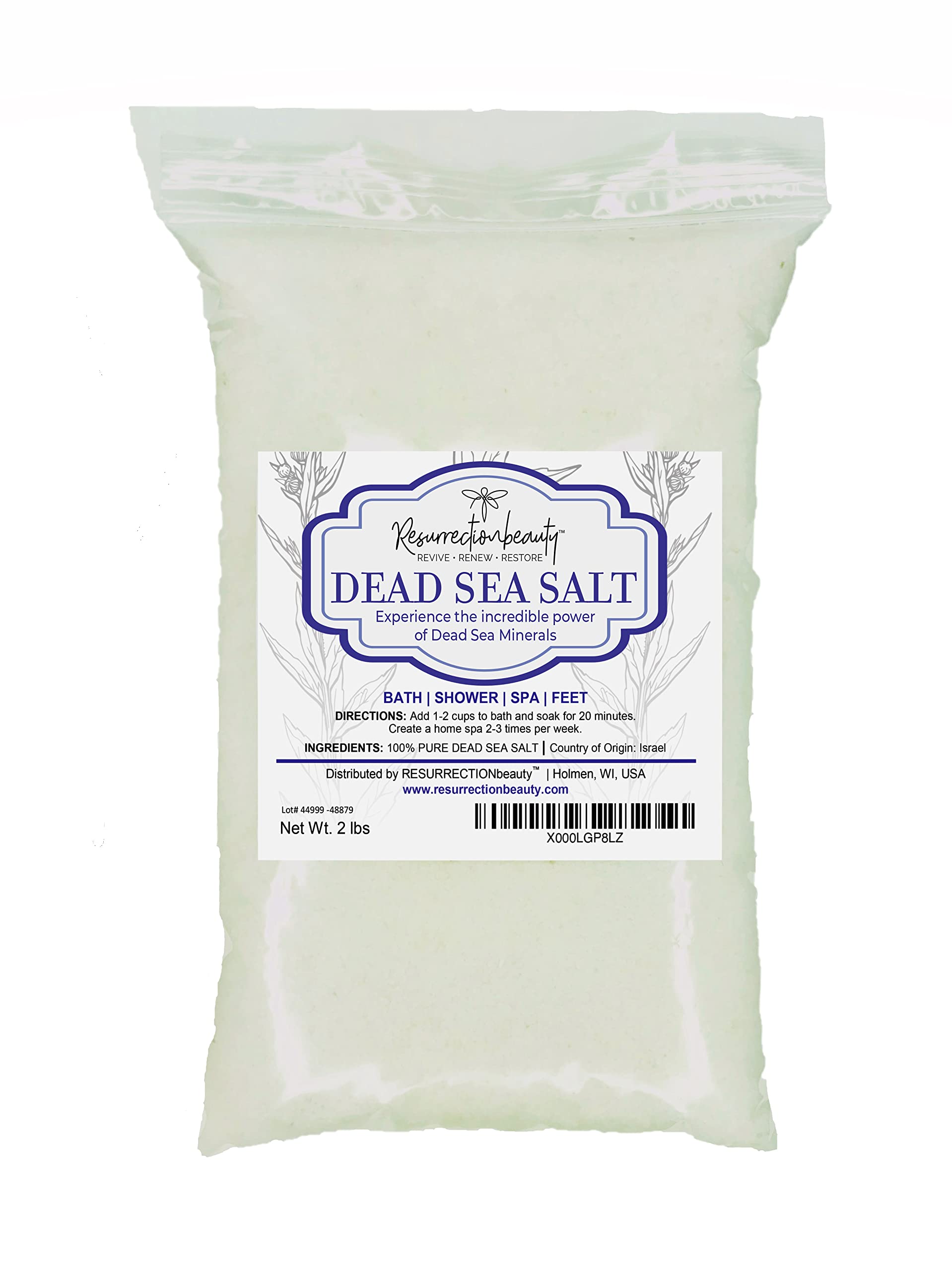 100% Pure Dead Sea Salt 2lb