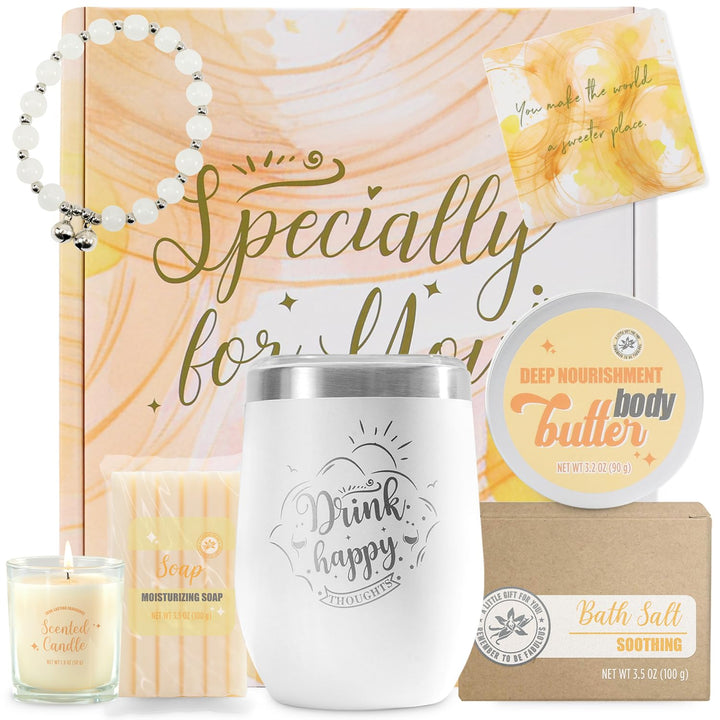 # BFFLOVE Gift Set for Women Spa Gifts for Women, Sister, Best Friends | Birthday Gifts for Women | Vanilla Bath and Body Gifts Set for Women 6pcs Valentine's Day Gifts for Her
