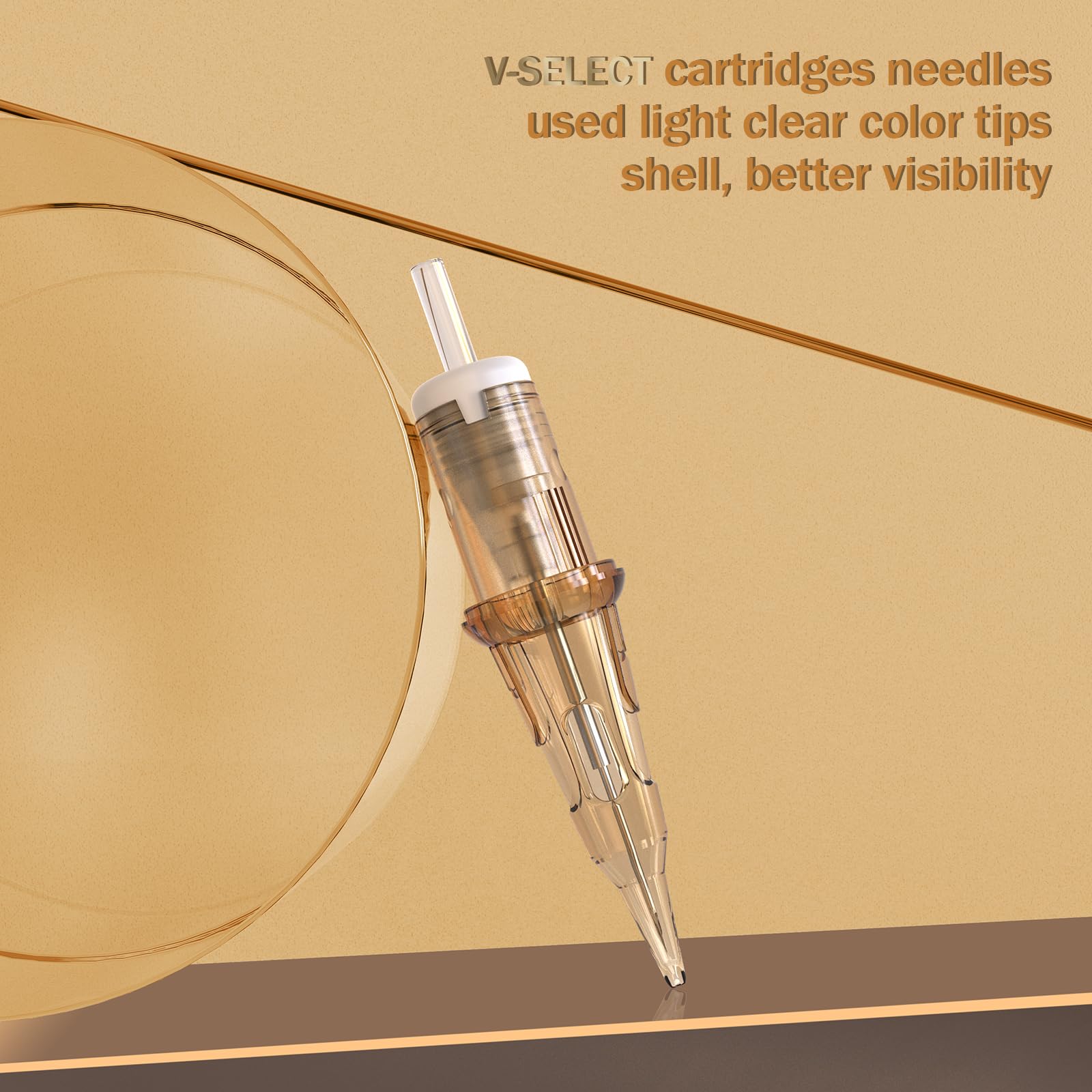 EZTAT2 V System Tattoo Cartridge Needles 10 Bugpin 17 Curved Magnum Long Taper 20 Pcs for Tattoo Machine Supply