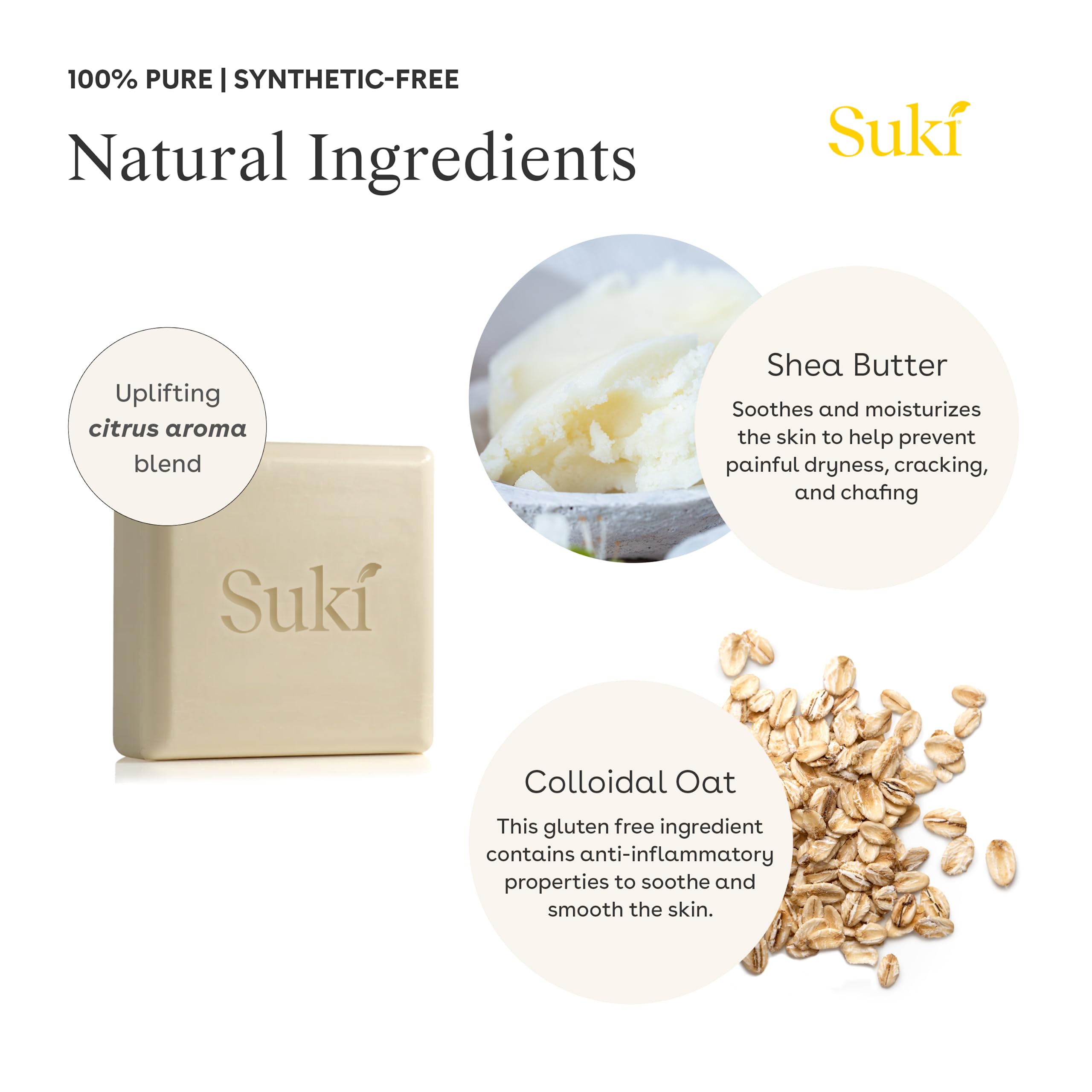 Suki Sensitive Cleansing Bar 4oz suki