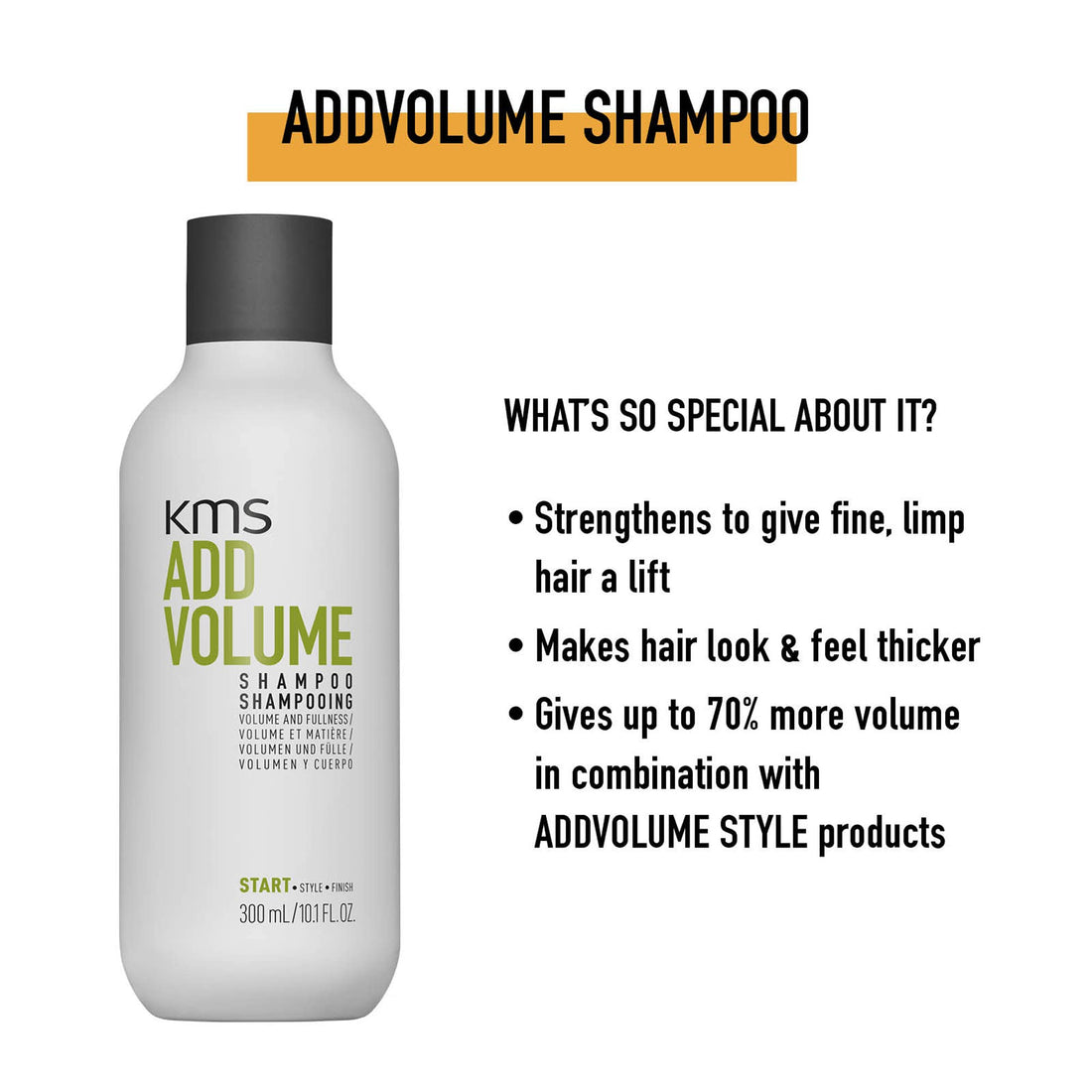 Kms California Add Volume Shampoo 10.1 Ounce