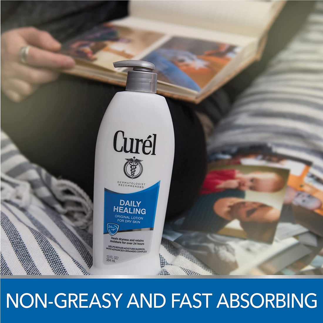 Curel Daily Healing Moisture Body Lotion, Original Formula - 13 oz - 2 pk