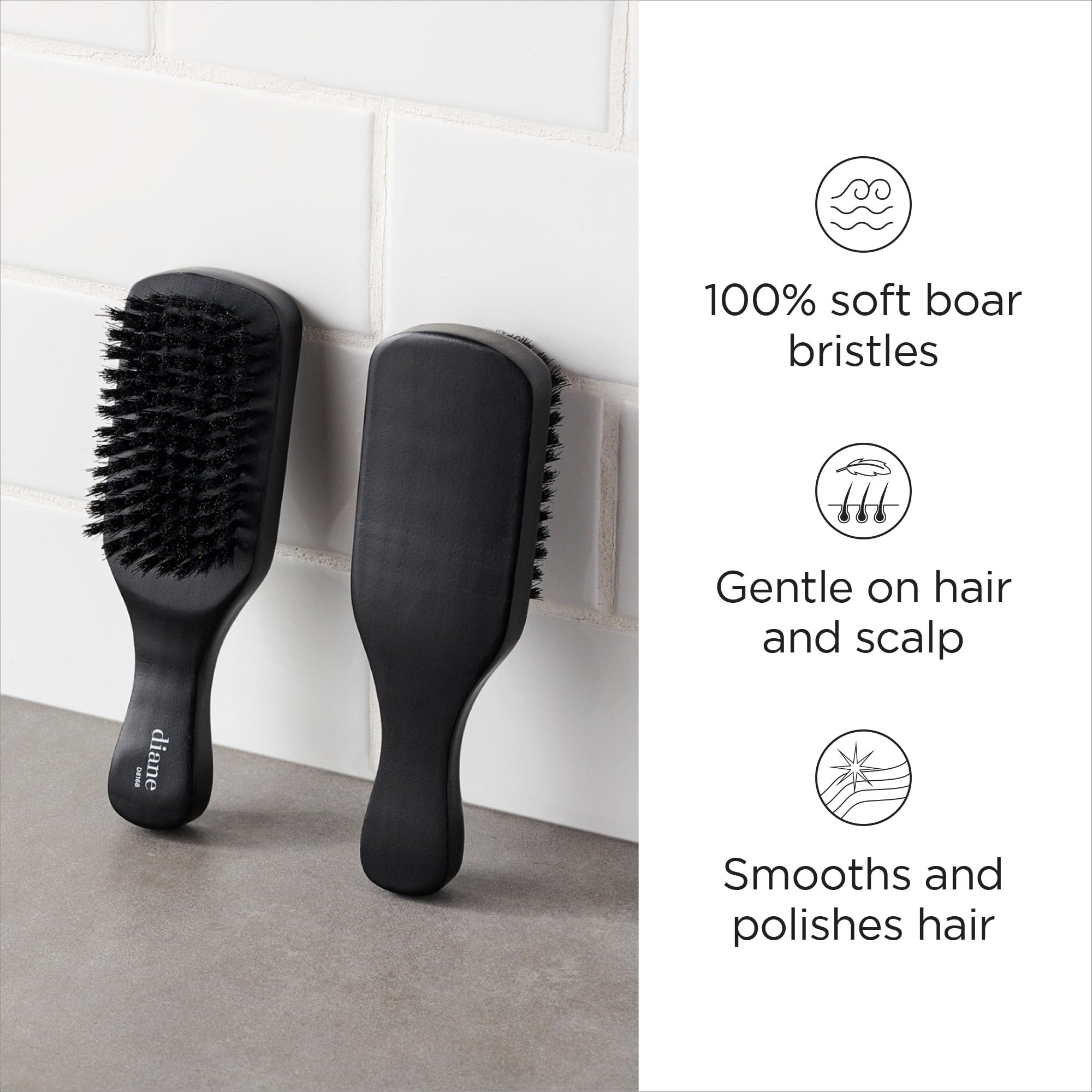 Diane 100% Boar Softy Club Hair Brush