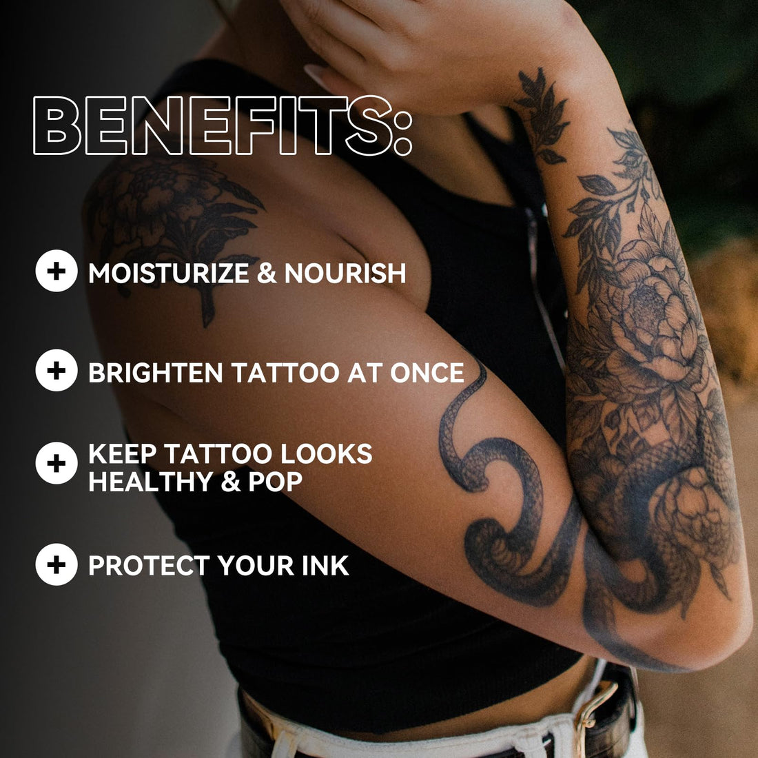 Pamiou Tattoo Aftercare Tattoo Butter Balm, On The Go Tattoo Care Stick, Portable Balm For Color Enhancement, Brightener & Moisturizer With Naturally Derived Ingredients - 2.11 oz