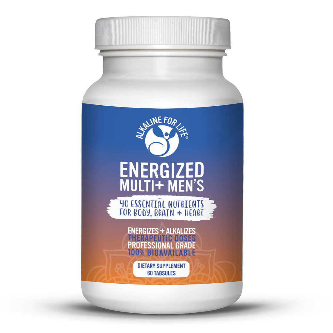 Energized Multi Men's - Potent Multivitamin for Men 40 Fully Bioavailable Nutrients B Complex Vitamins for Men, Vitamin D, Vitamin C, Vitamin K, Zinc, Quercetin, Calcium, Magnesium Vitamins for Men