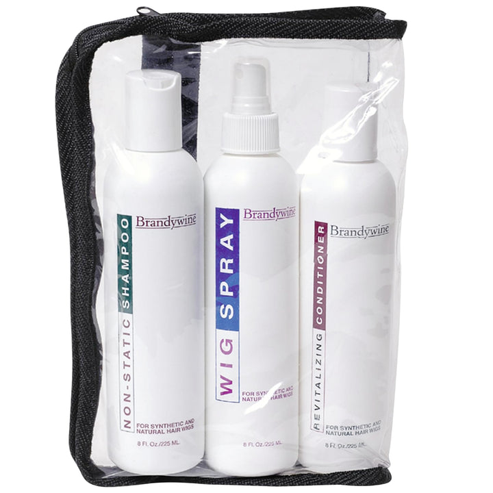 Brandywine Maintenance Kit, Non Static Shampoo, Revitalizing Conditioner & Wig Spray 8 Oz. Each